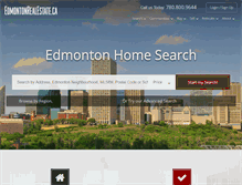 Tablet Screenshot of edmontonrealestate.ca